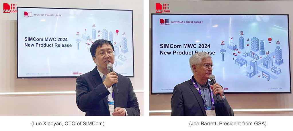 CTO of SIMCom and President GSA addressed opening speech of new product release