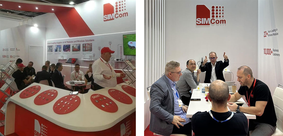SIMCom ‘s booth is buzzed with attendees&nbsp;and innovative offerings